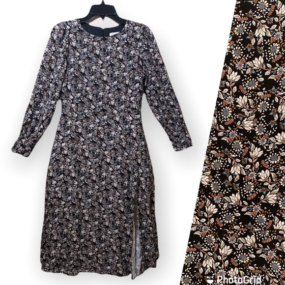 LOFT Dresses & Skirts - Loft Long Sleeved Midi Dress